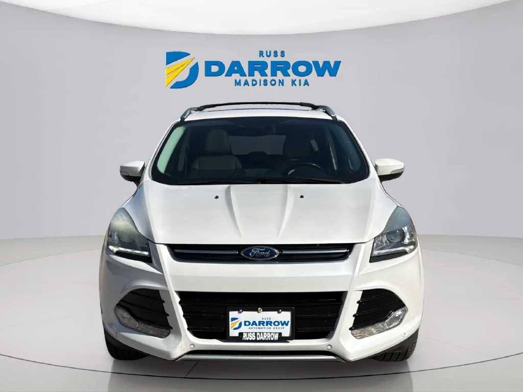 Used 2016 White Platinum Clearcoat Metallic Ford Titanium image 8