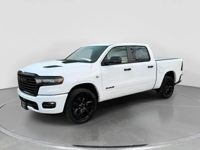 New 2026 Bright White Clear-Coat Exterior Paint RAM Laramie image 2