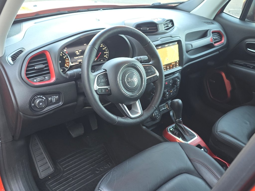 Used 2021 Omaha Orange Clear Coat Jeep Trailhawk image 32
