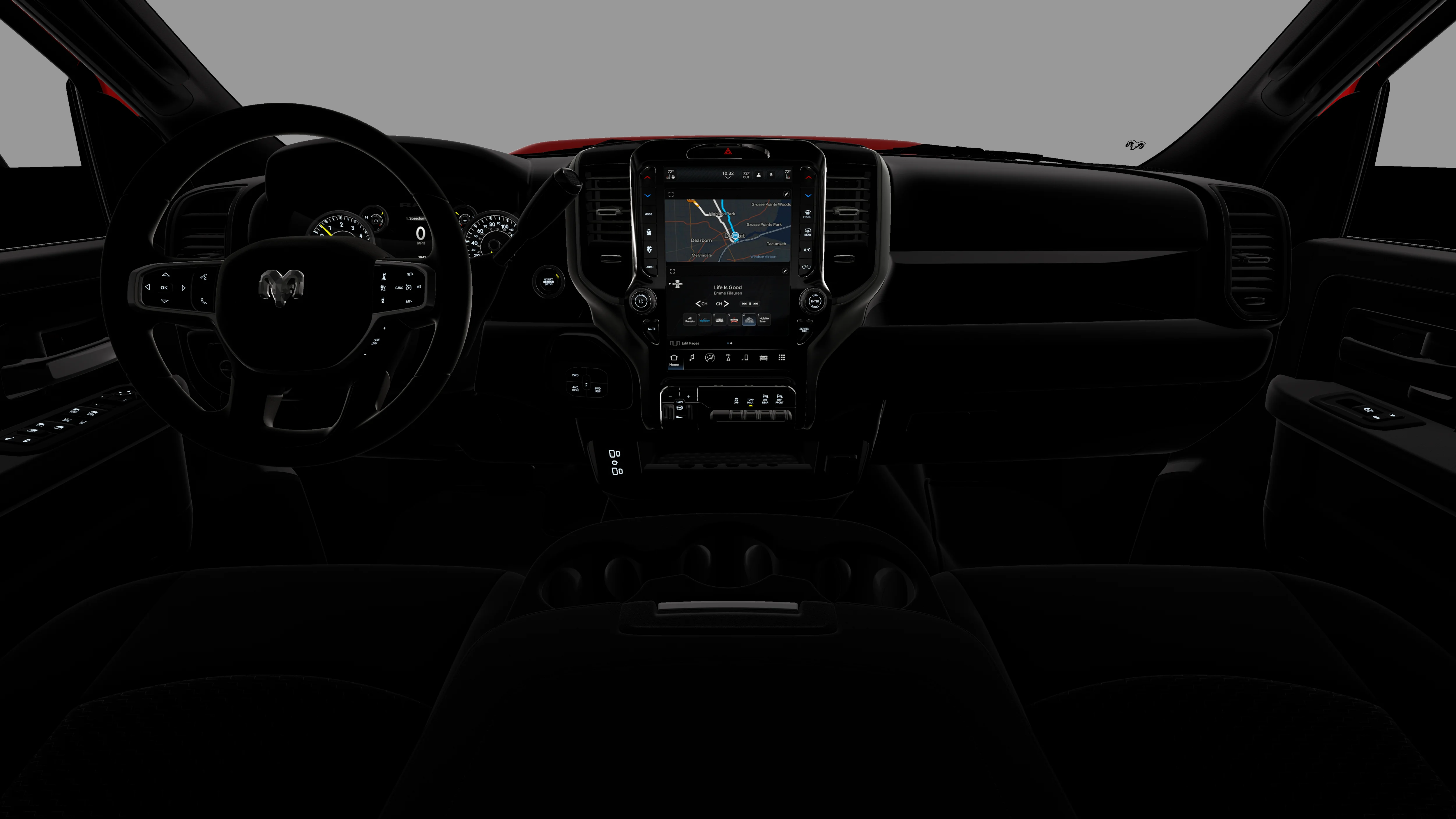 New 2026 Flame Red Clear-Coat Exterior Paint RAM  image 18