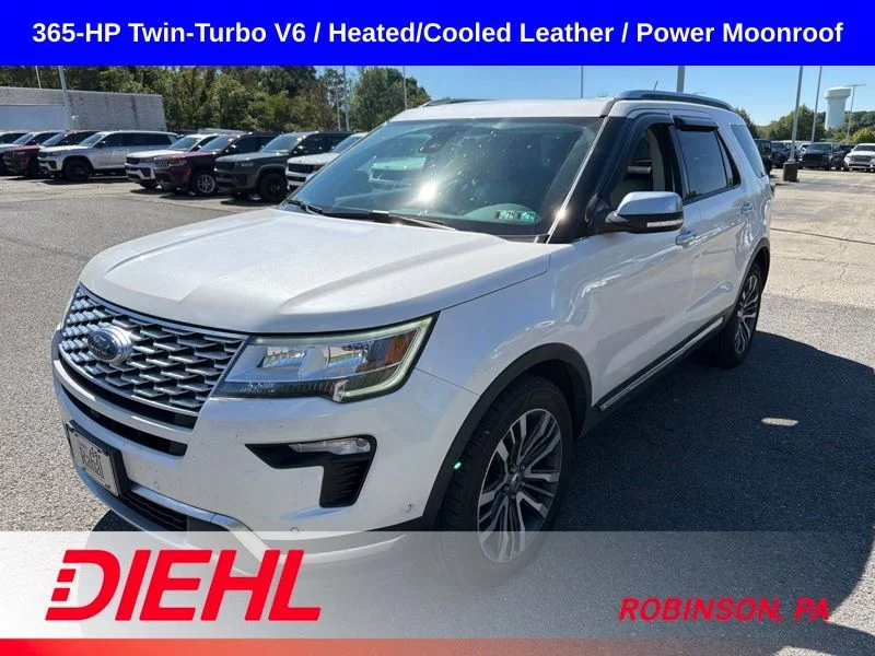 Used 2018 White Ford Platinum image 1