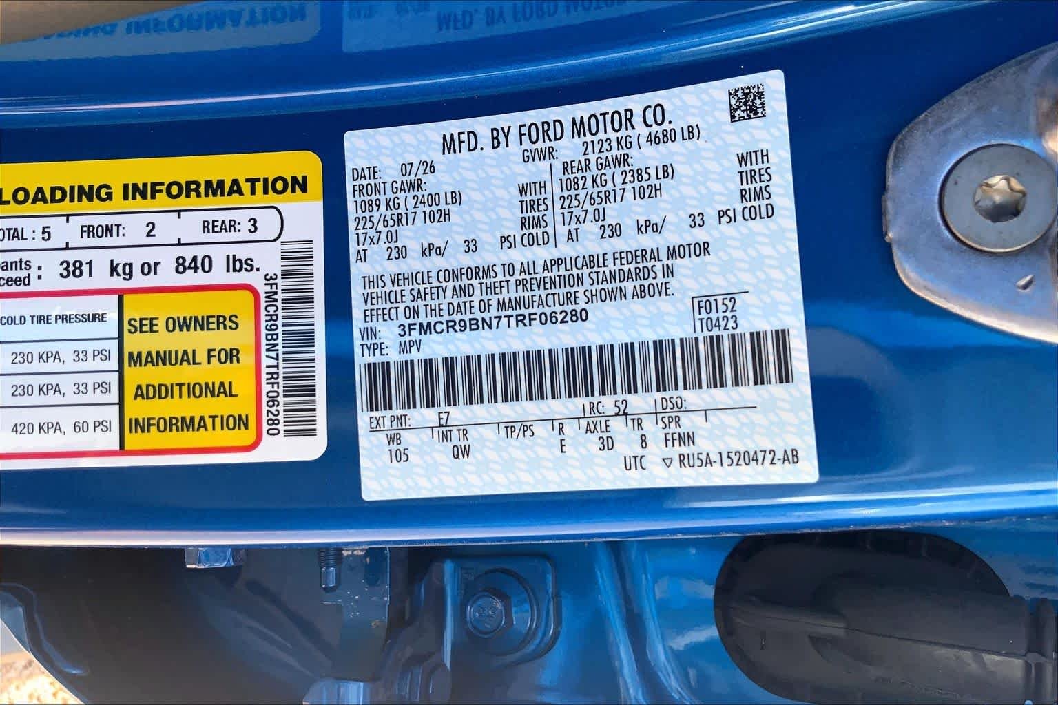 New 2026 Velocity Blue Metallic Ford Big Bend® image 21