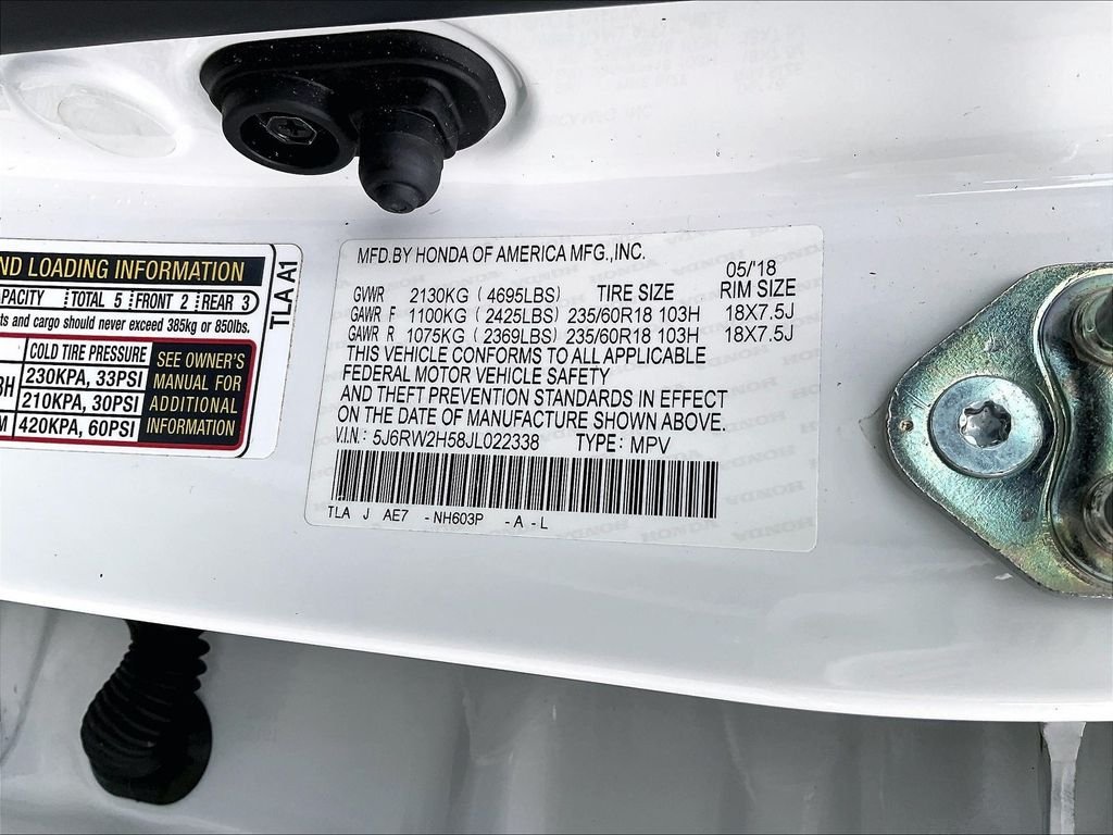 Used 2018 White Honda EX image 33