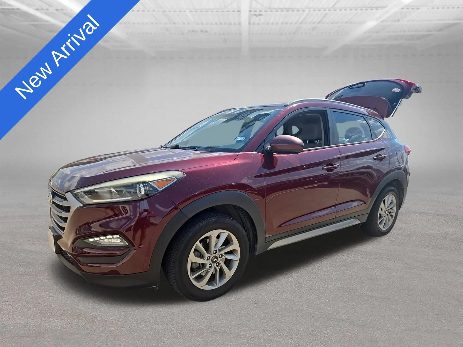 Used 2017 Dark Red Metallic Hyundai SE image 1