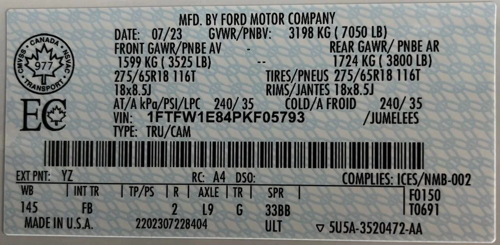 Used 2023 White Ford XLT image 60