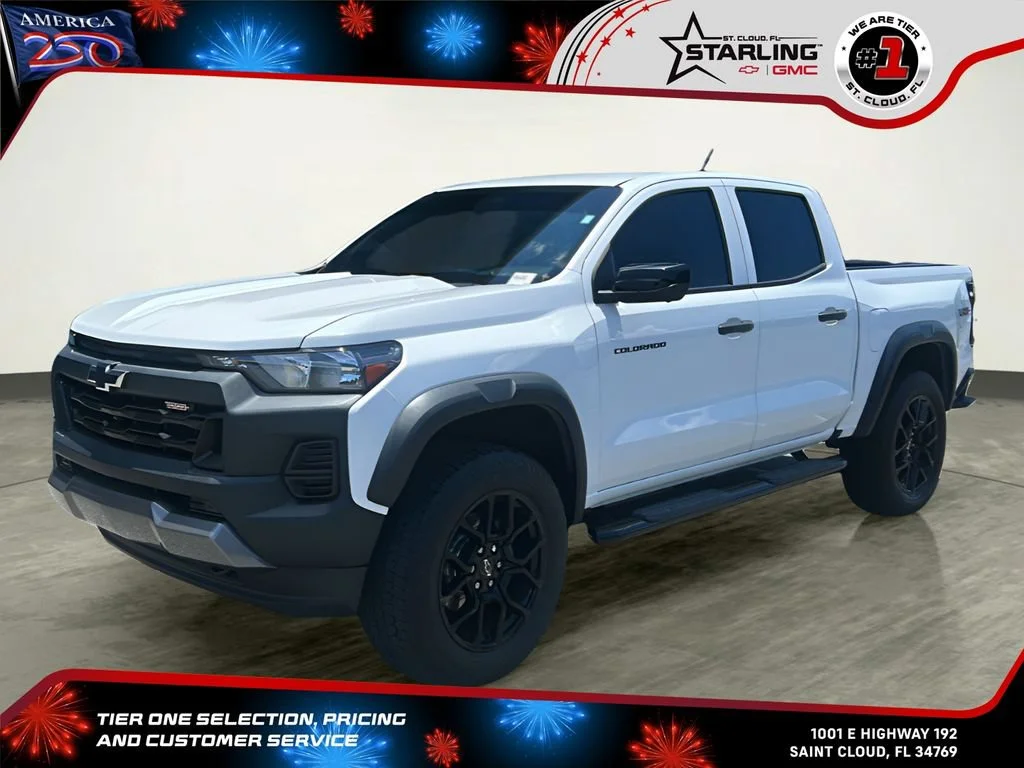 Used 2023 Summit White Chevrolet Trail Boss image 1