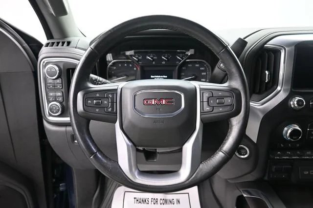 Used 2021 PACIFIC BLUE METALLIC GMC SLT image 14