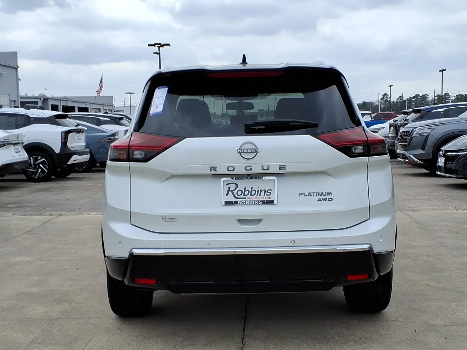 2026 Nissan Rogue Platinum White at Robbins Nissan