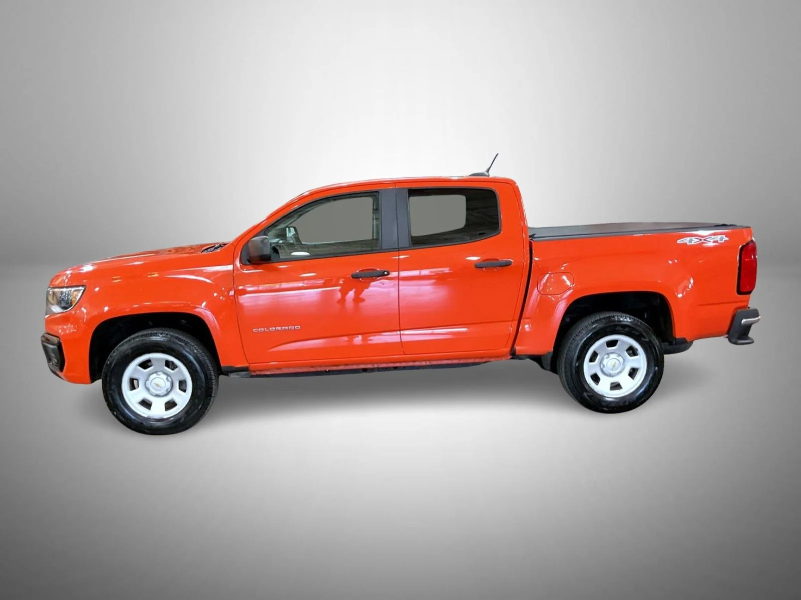 Used 2021 Orange Chevrolet Work Truck image 8