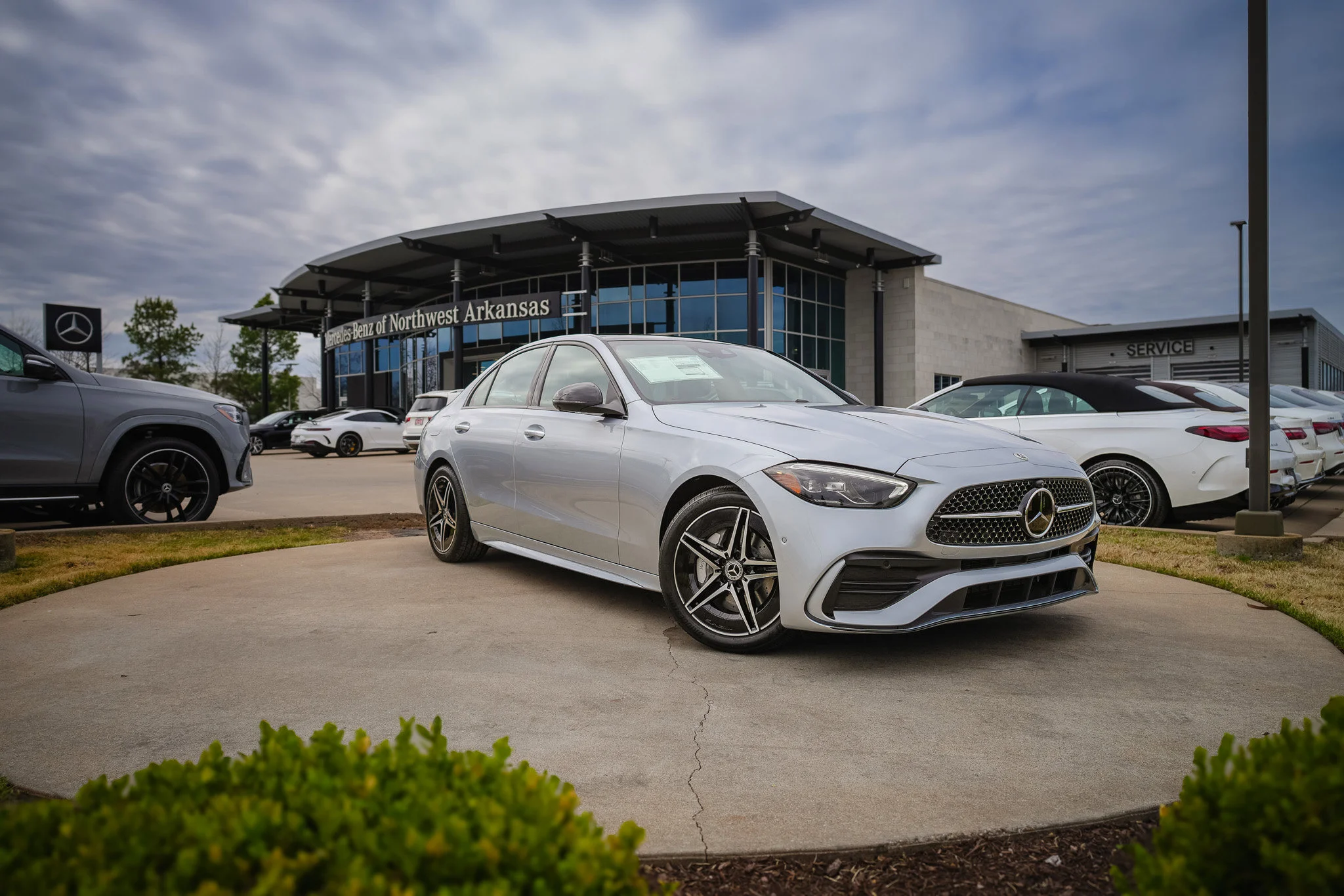 New 2026 Cirrus Silver Metallic Mercedes-Benz C 300 image 1