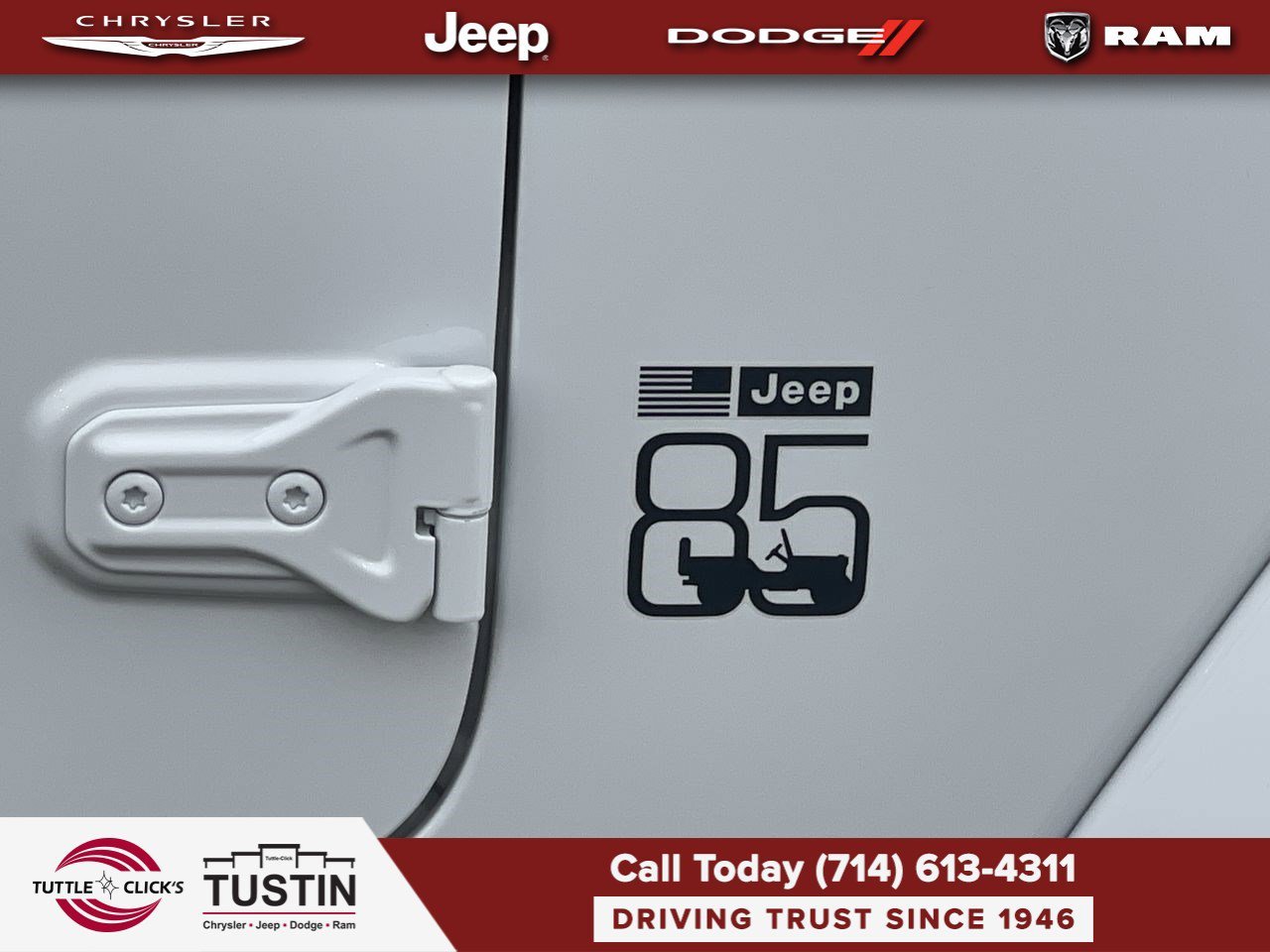 New 2026 Bright White Clearcoat Jeep 85th Anniversary image 8