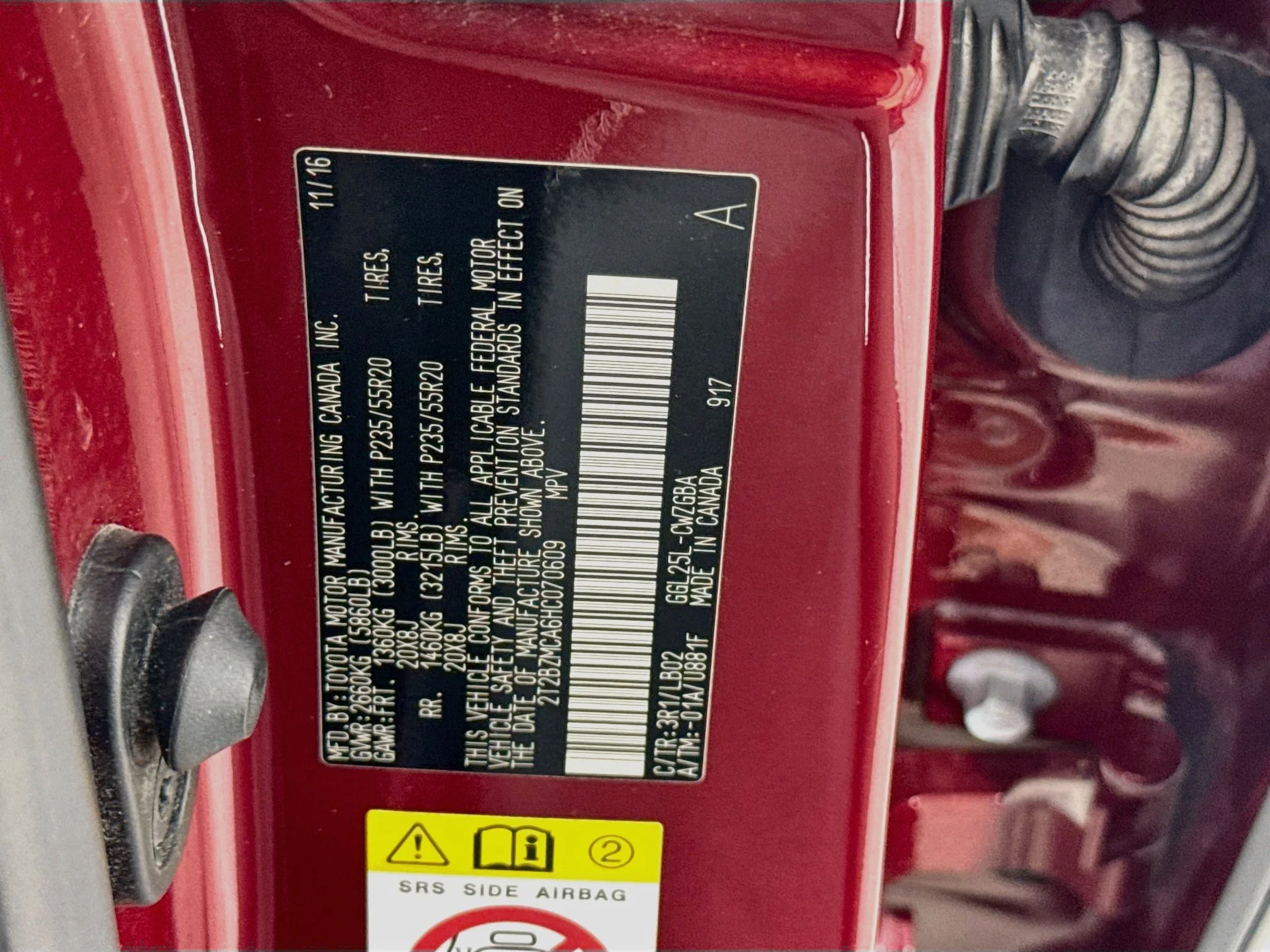 Used 2017 Matador Red Mica Lexus 350 image 30