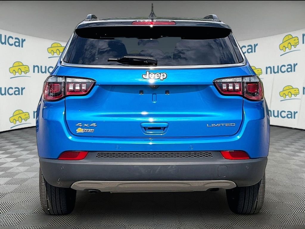Used 2024 Hydro Blue Pearlcoat Jeep Limited image 5
