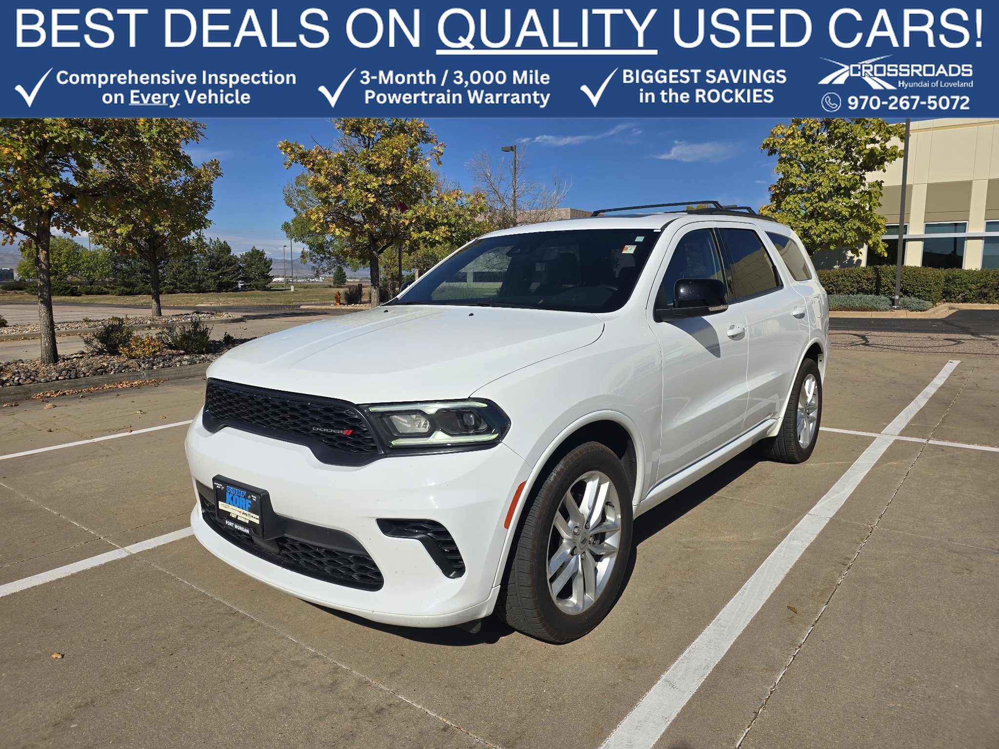 Used 2024 White Knuckle Clearcoat Dodge GT Plus image 1
