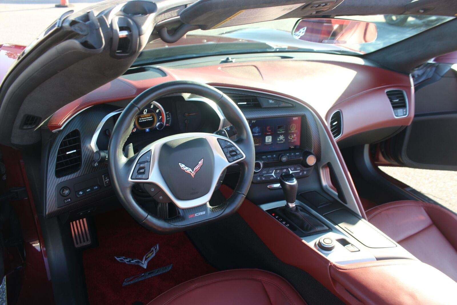 Used 2016 LONG BEACH RED METALLIC TINTCOAT Chevrolet Z06 3LZ image 16