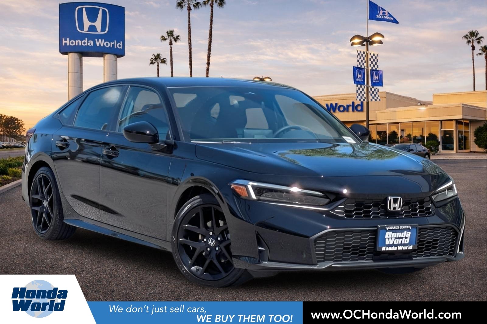 New 2026 Crystal Black Pearl Honda Sport image 1