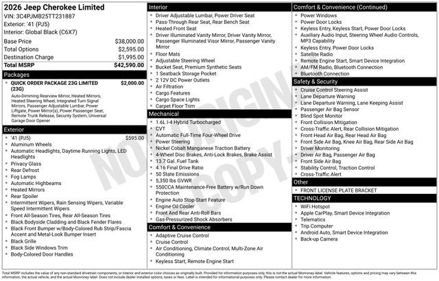 New 2026 41 Exterior Paint Jeep Limited image 43