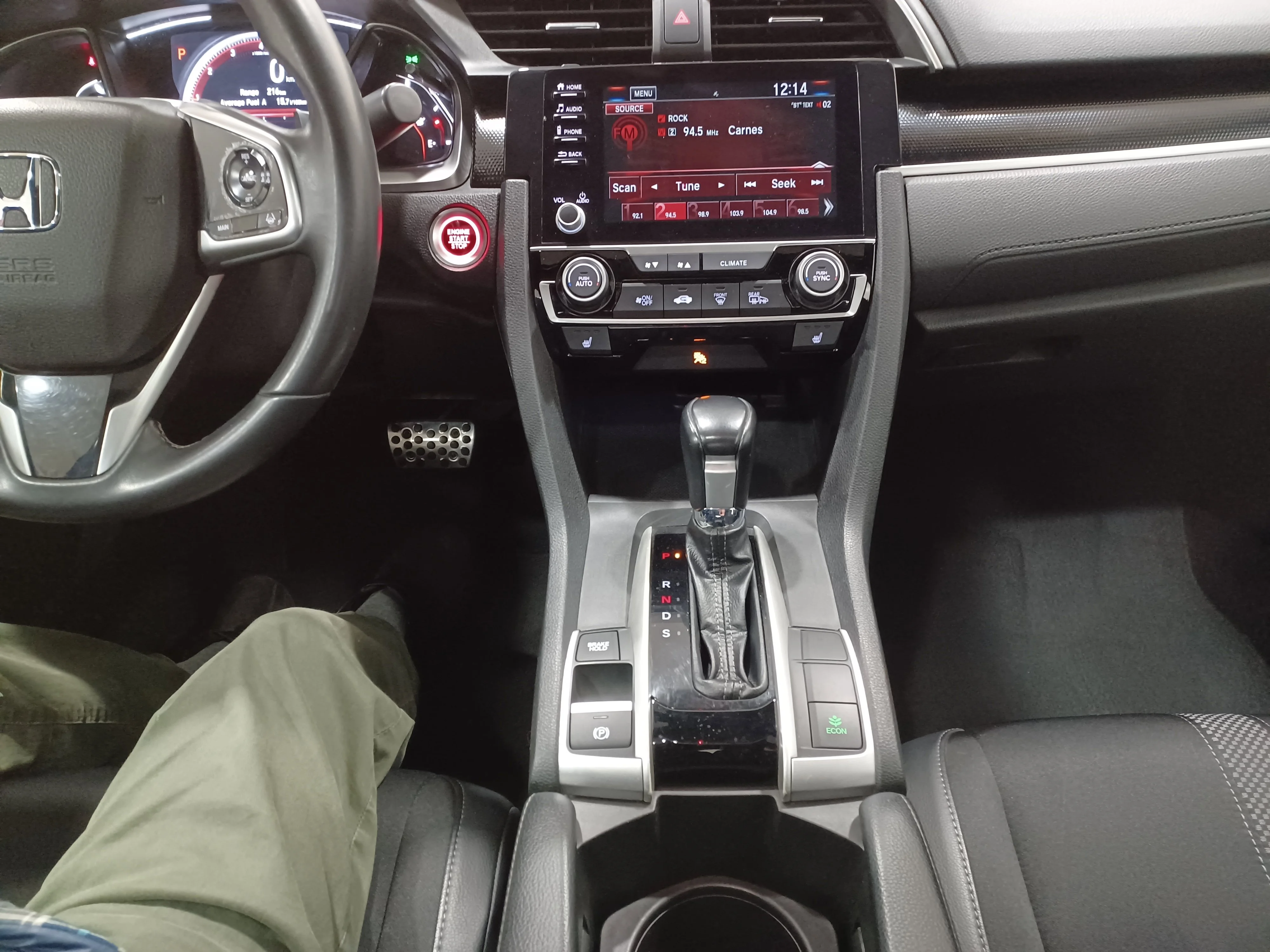 Certified Used 2021 Aegean Blue Metallic Honda Sport*Adaptive Cruise | Remote Start | Htd Seats | Sunroof | Park Assist | Apple CarPlay image 16