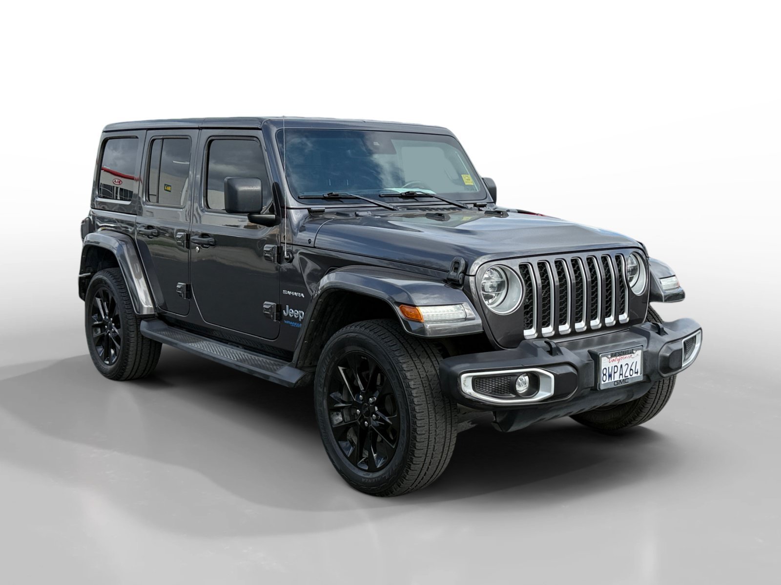 Used 2021 Granite Crystal Metallic Clearcoat Jeep Unlimited Sahara 4xe image 7