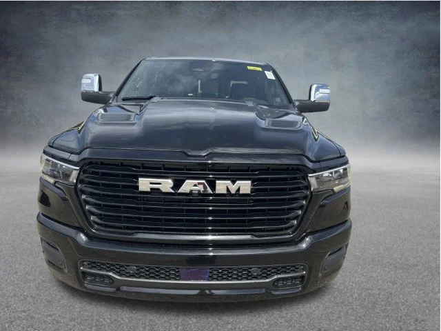 New 2026 Diamond Black Crystal Pearl-Coat Exterior Paint RAM Laramie image 2