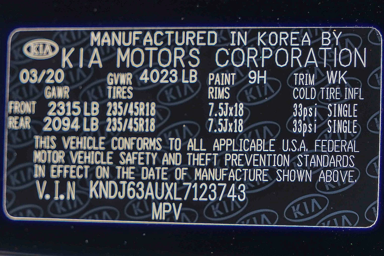 Certified Used 2020 Cherry Black Kia GT-Line image 29