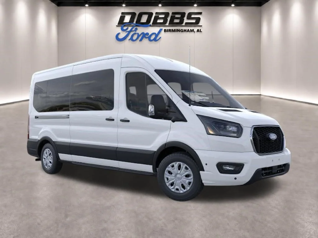 New 2026 Oxford White Ford Passenger Van XLT image 1