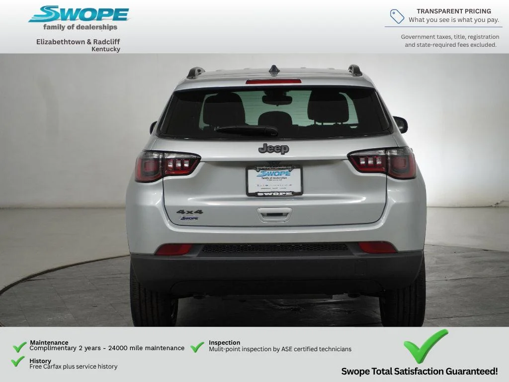 New 2026 Silver Zynith Metallic Clear-Coat Exterior Paint Jeep Latitude Altitude image 4