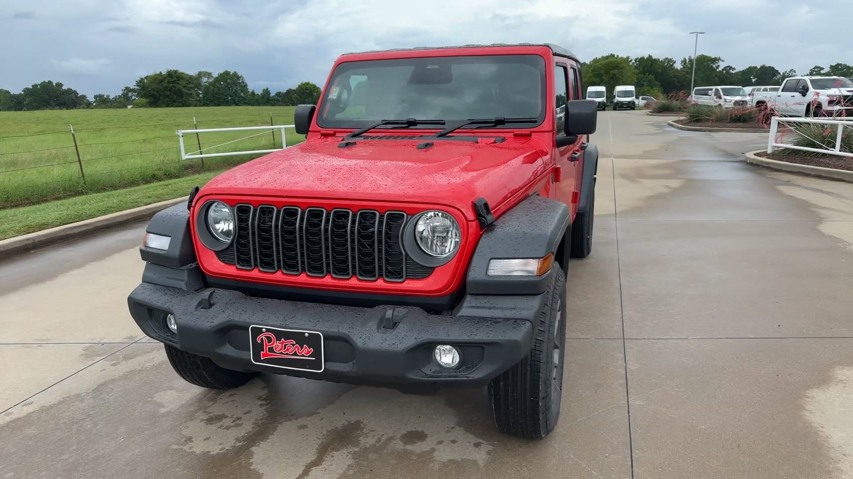 New 2026 Firecracker Red Clearcoat Jeep Sport image 3