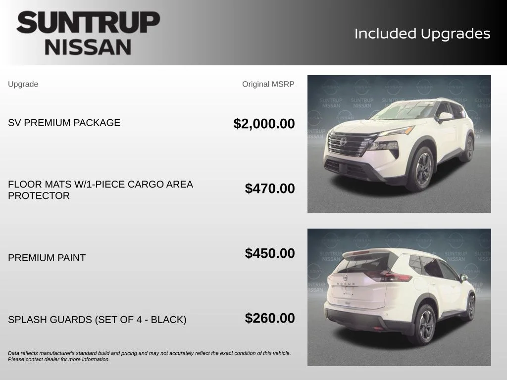 Certified Used 2025 White/off-white Nissan SV image 2