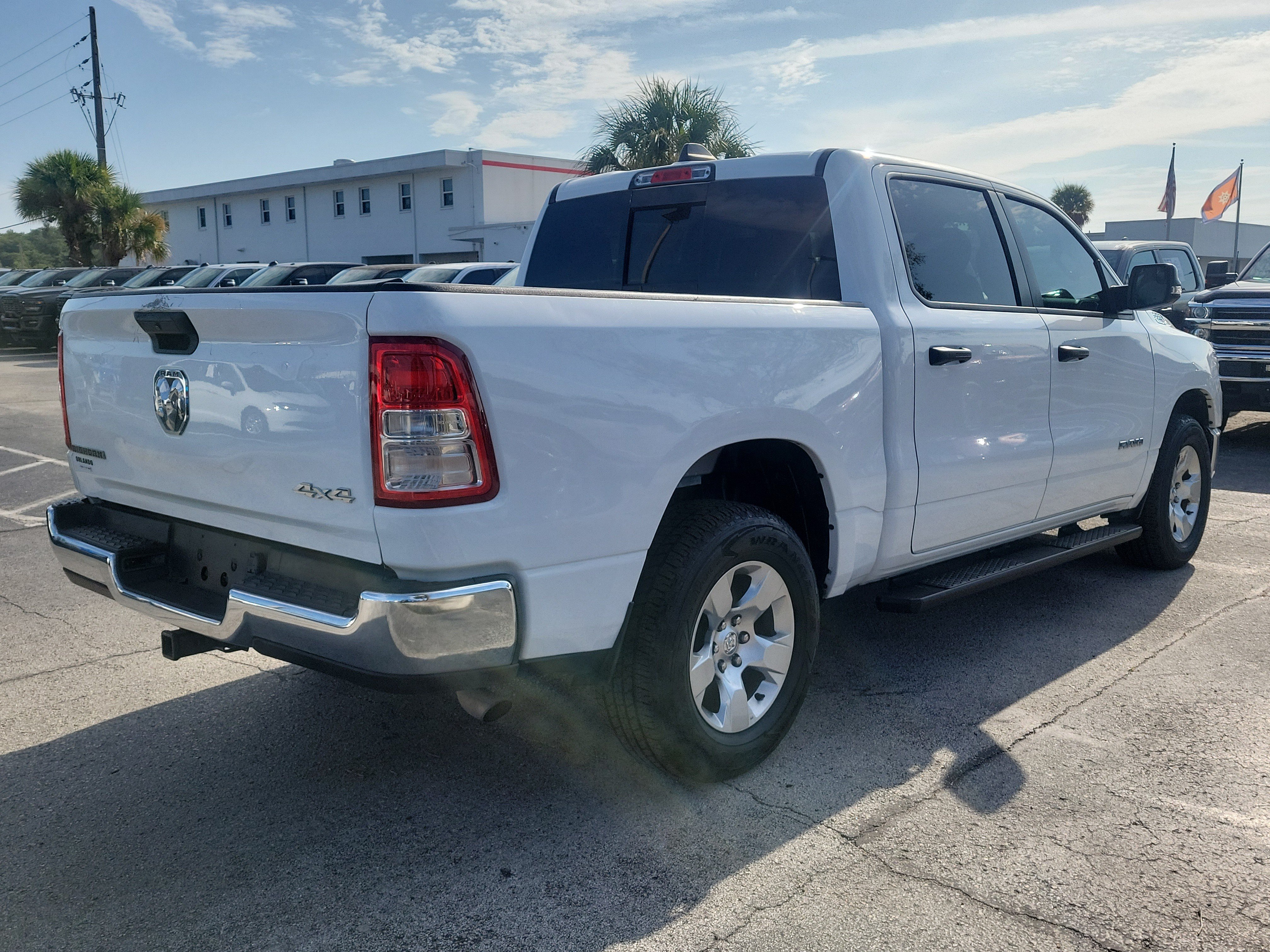Used 2024 Bright White Clearcoat Ram Big Horn image 6