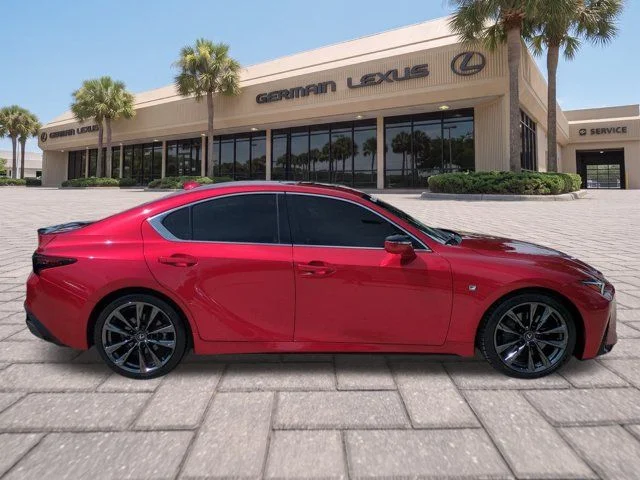 Certified Used 2024 Red Lexus 350 F SPORT image 3