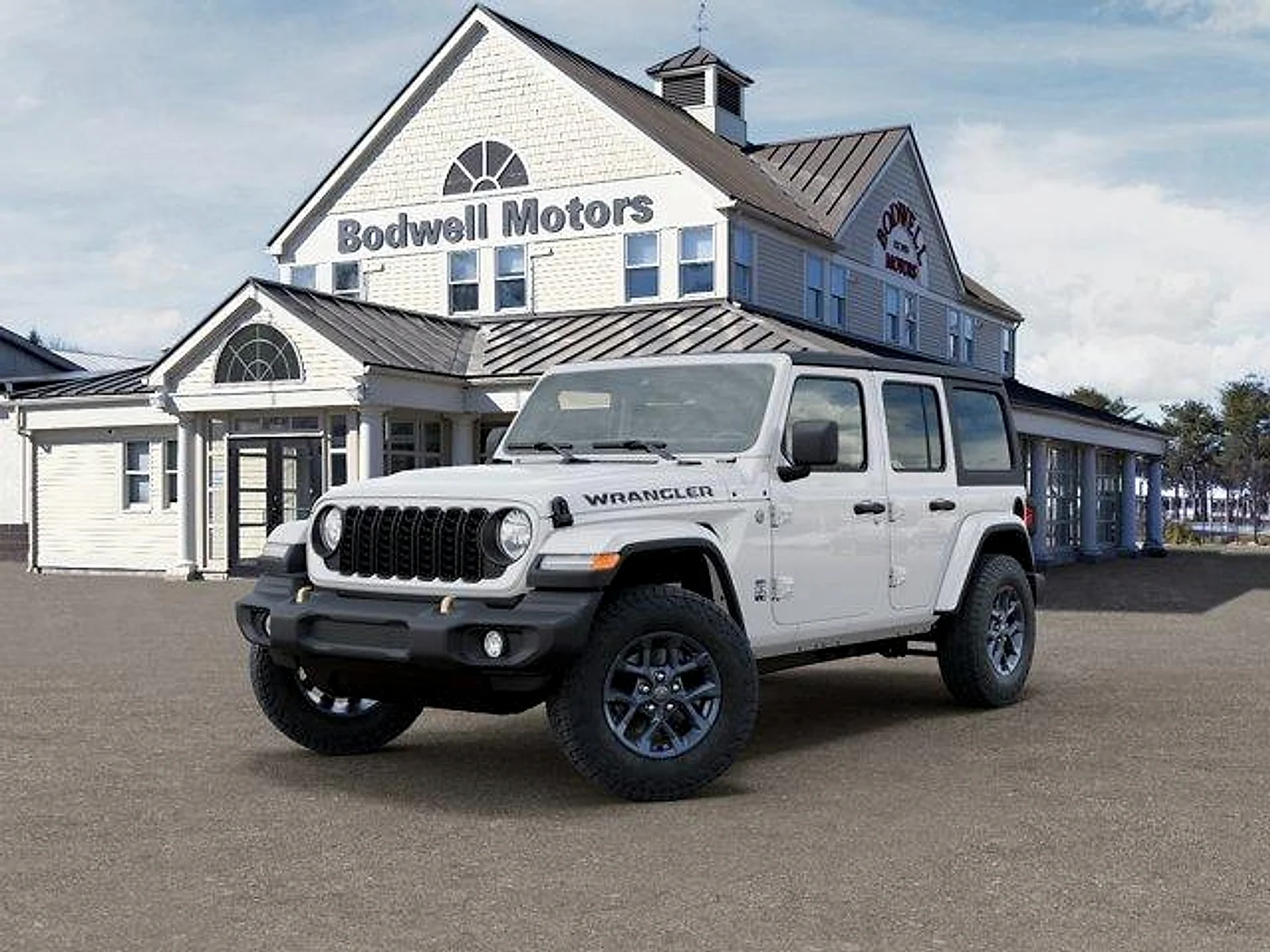 New 2026 Bright White Clear-Coat Exterior Paint Jeep 4-Door 85th Anniversary Edition image 1