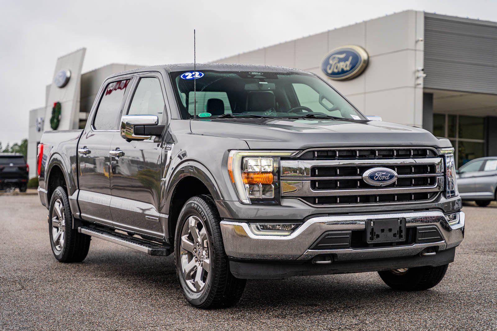 Certified Used 2022 Gray Ford Lariat image 1