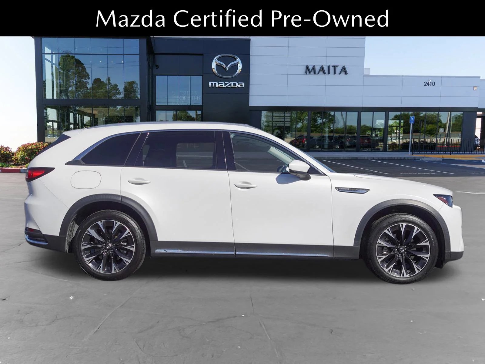 Certified Used 2024 White Mazda Premium Plus image 2