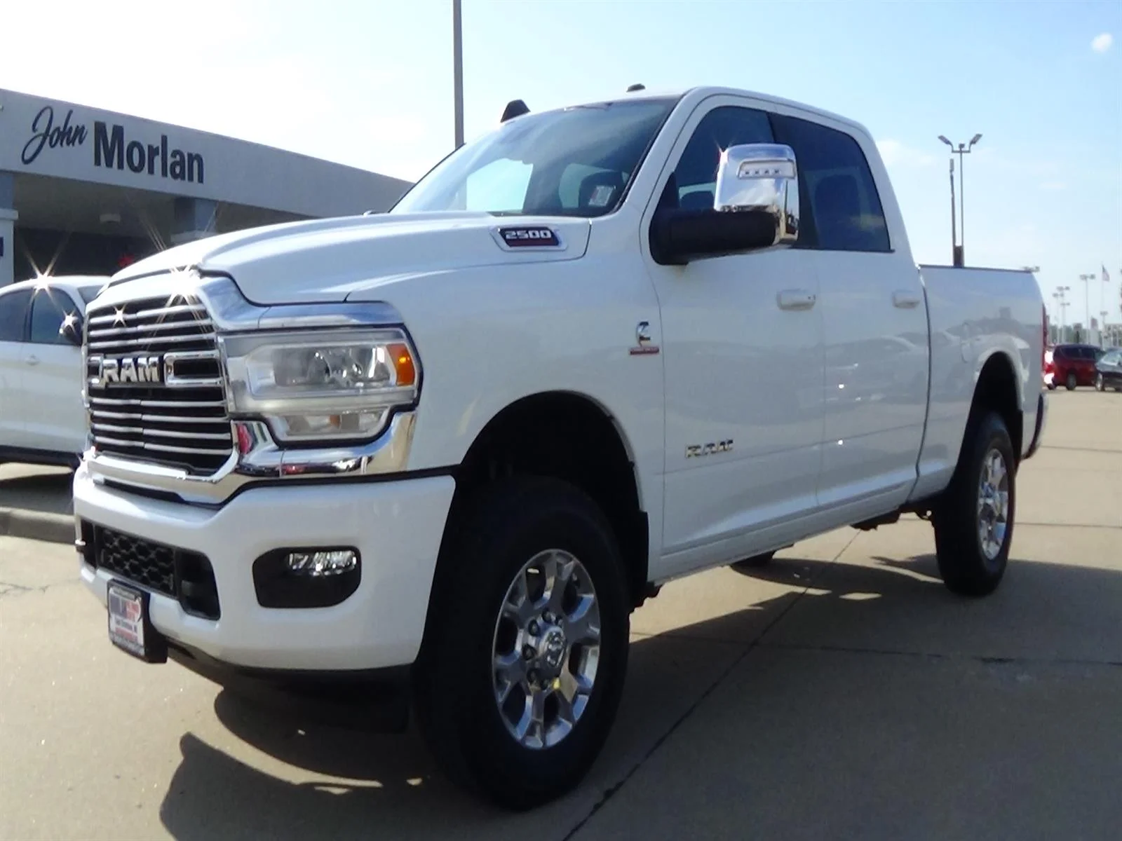 Certified Used 2024 Bright White Clear Coat (pw7) RAM Laramie image 2