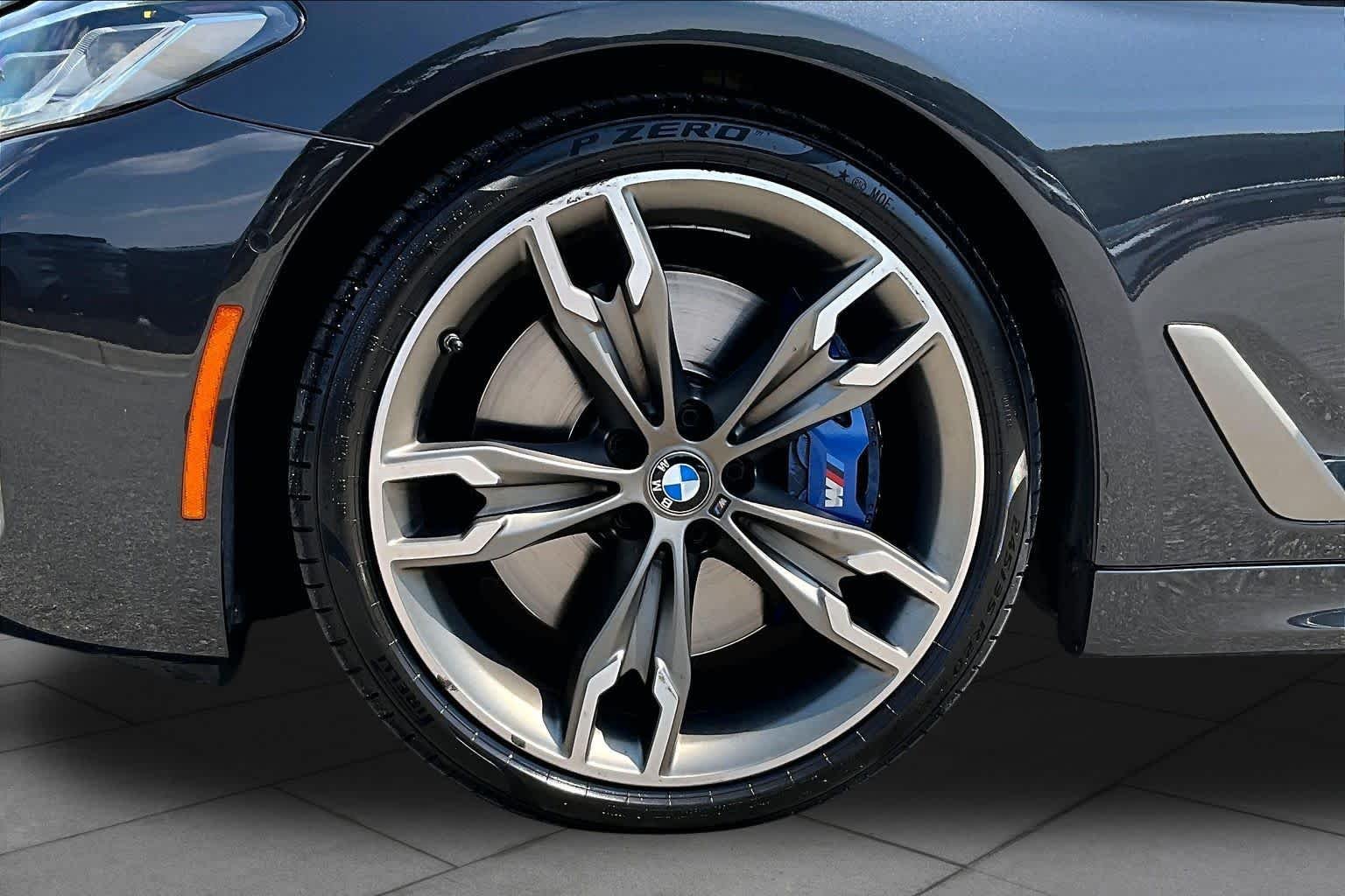 Certified Used 2023 Dark Graphite Metallic BMW M550i xDrive image 10