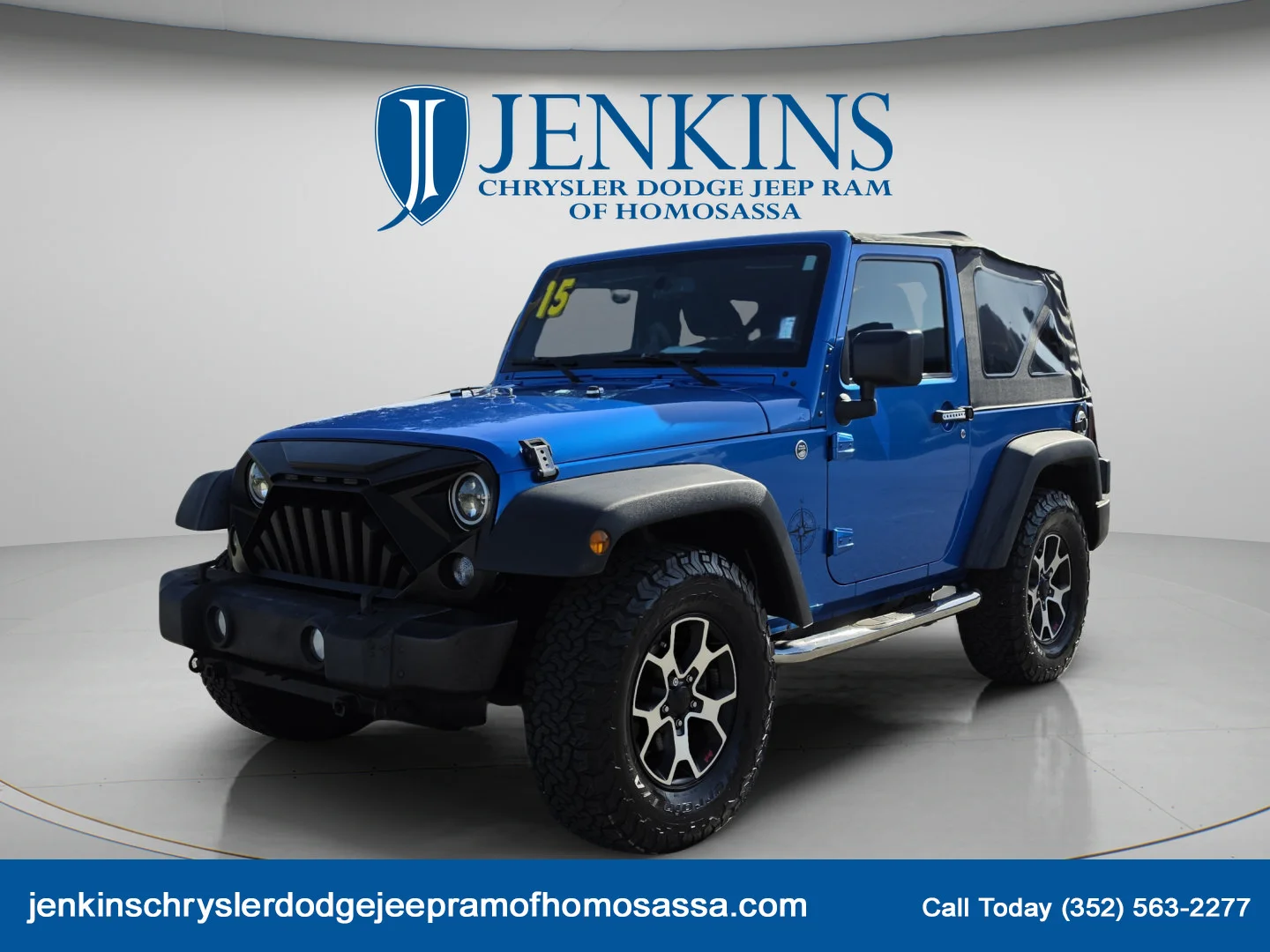 Used 2015 Hydro Blue Pearl Coat Jeep Sport image 11