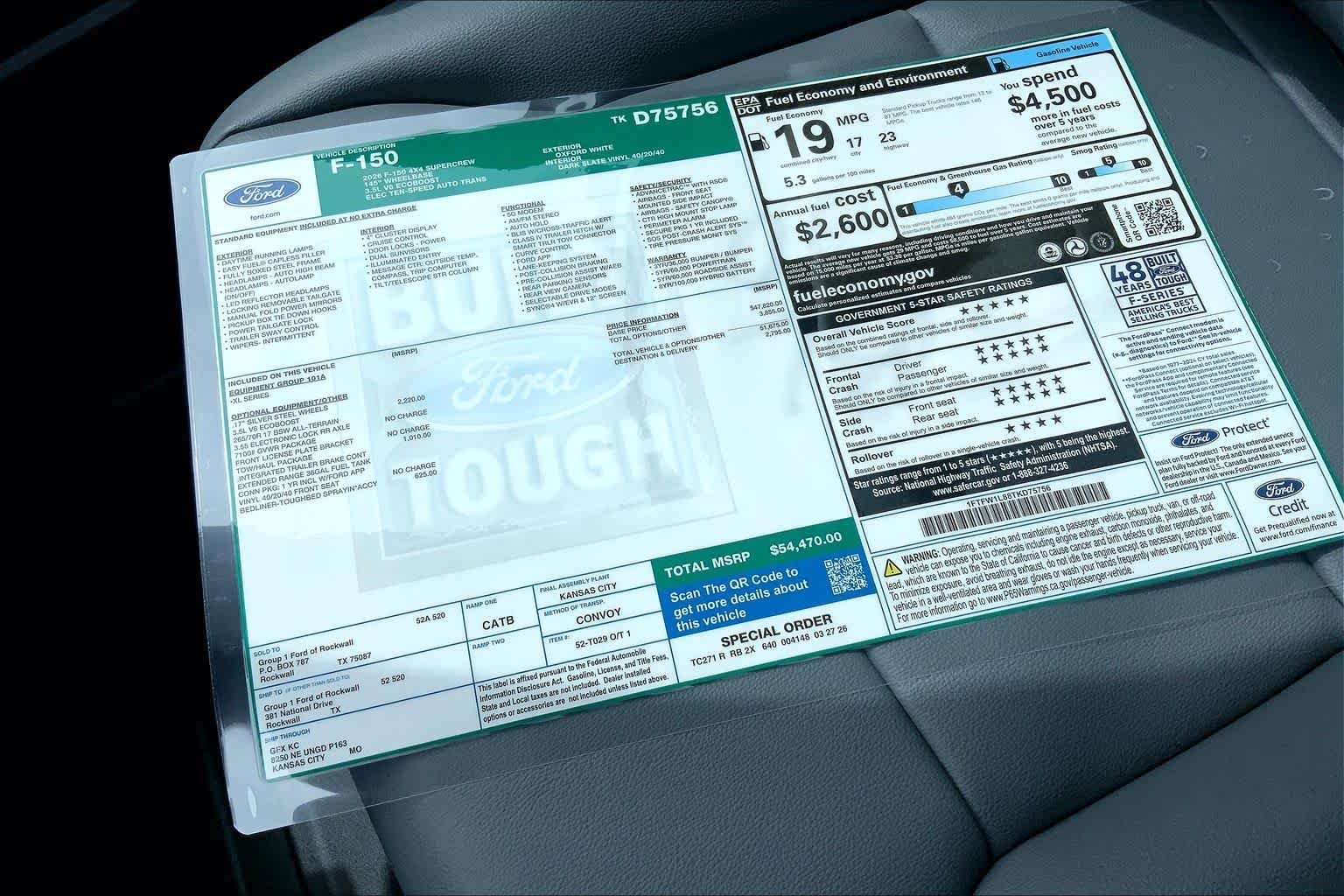 New 2026 Oxford White Ford XL image 18