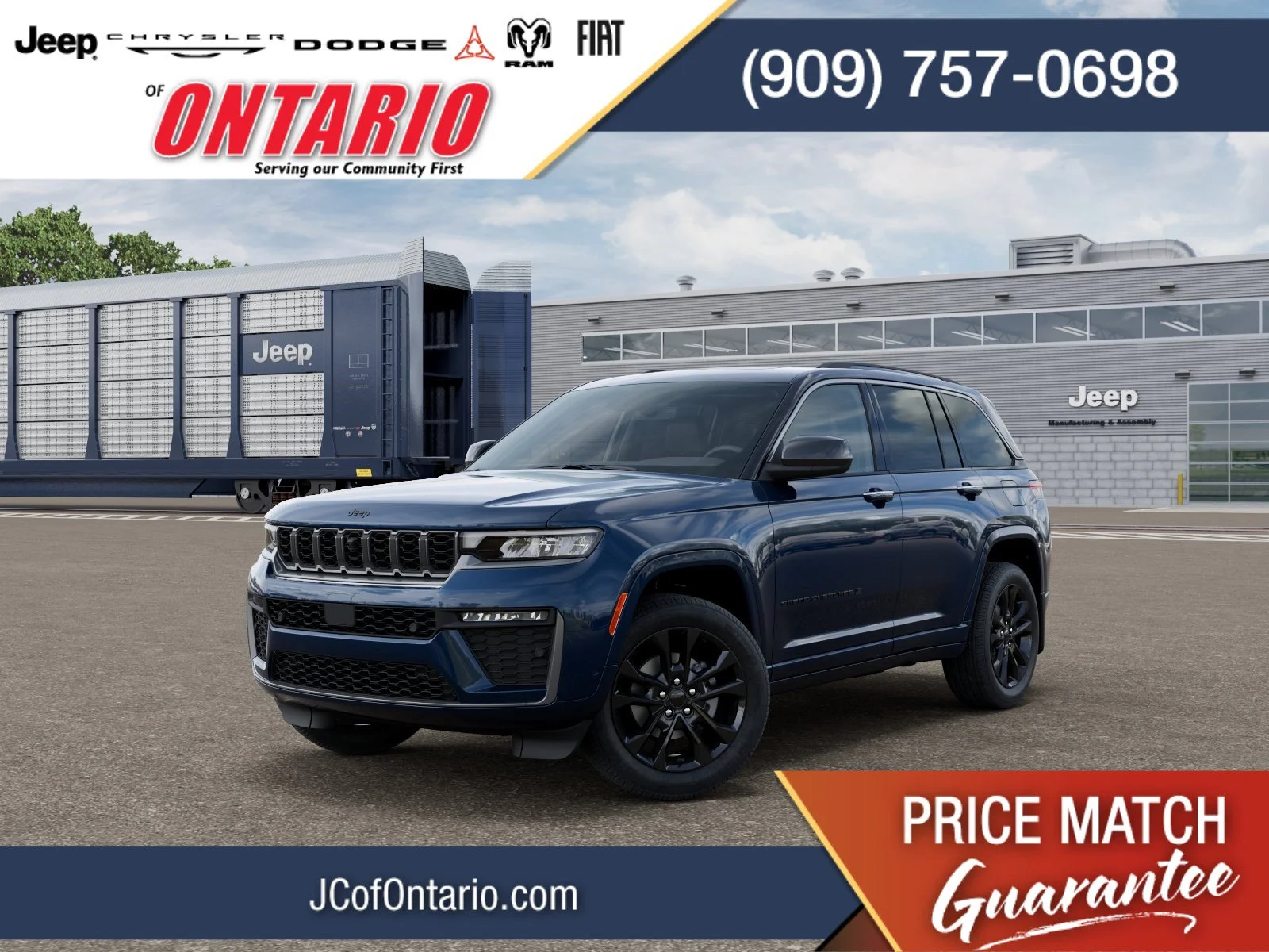 New 2026 Fathom Blue Pearl-Coat Exterior Paint Jeep Limited Reserve image 1