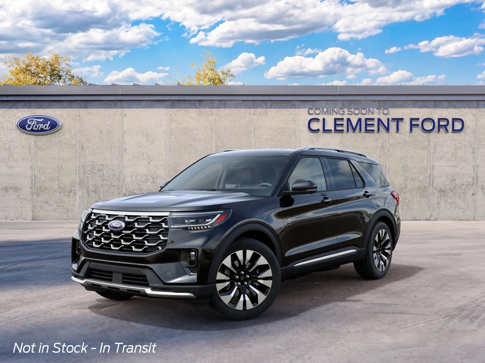 New 2027 Black Ford 4DR 4WD PLTNM image 2