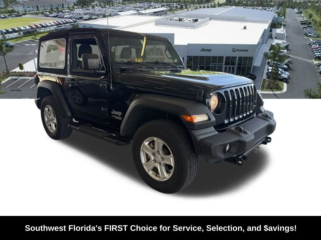 Certified Used 2018 Black Jeep Sport S image 2
