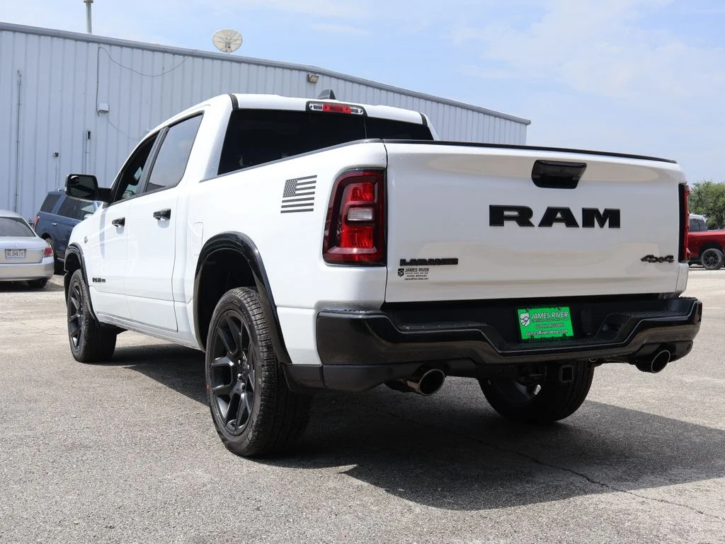 New 2026 Bright White Clear-Coat Exterior Paint RAM Laramie image 3