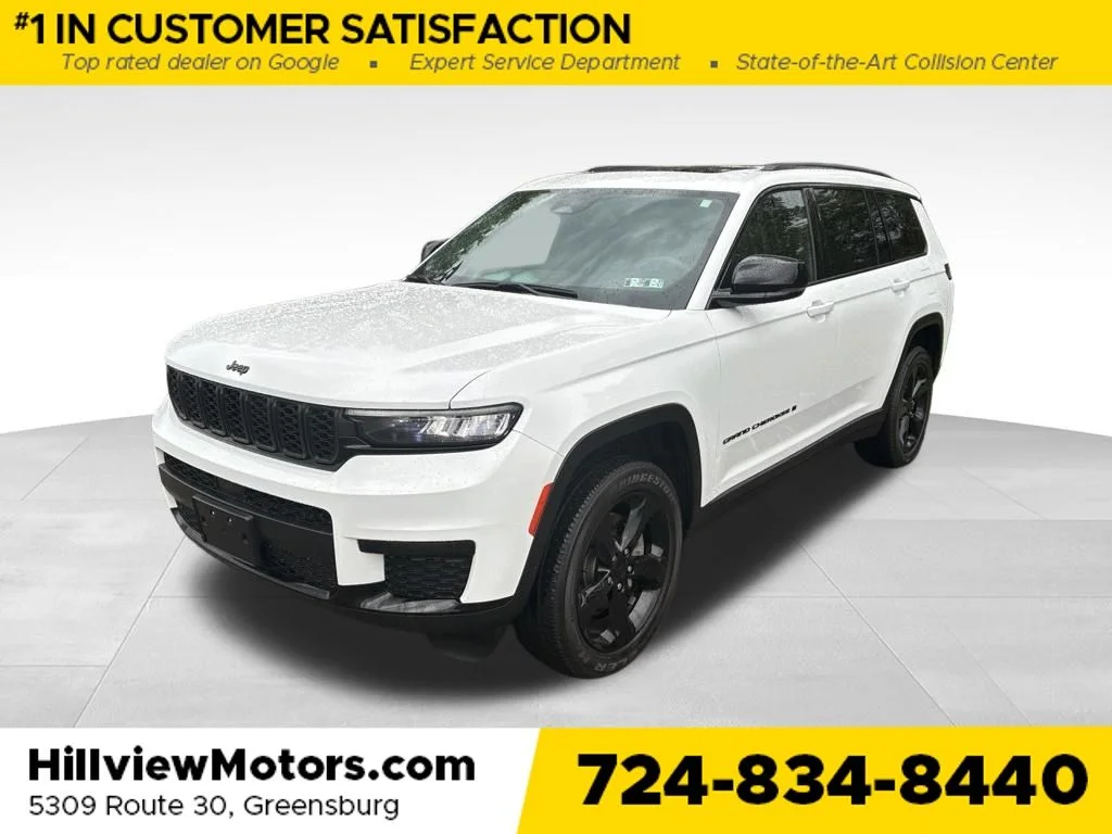 Certified Used 2023 Bright White Clearcoat Jeep Altitude image 1