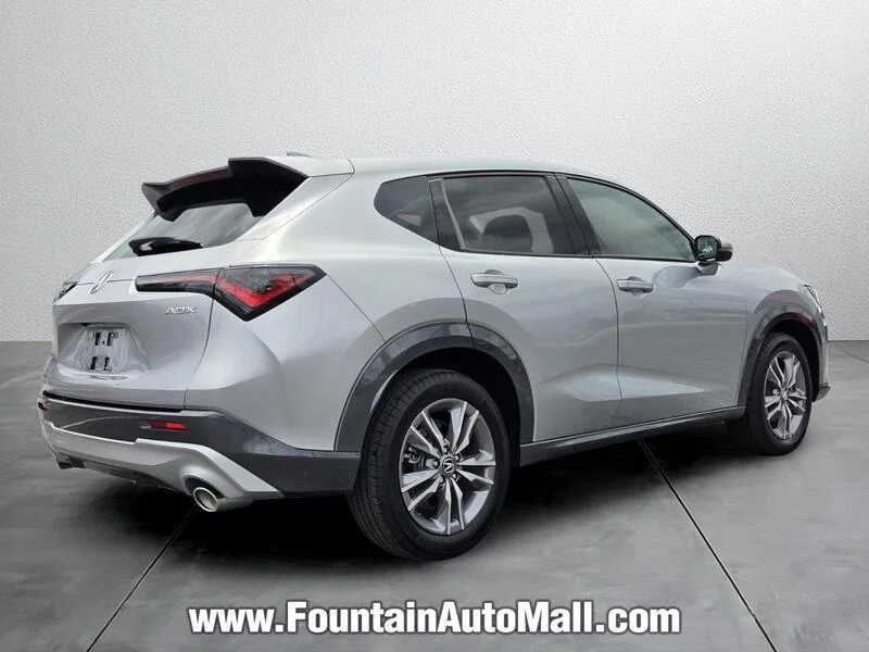 Used 2025 Solar Silver Metallic Acura FWD image 4