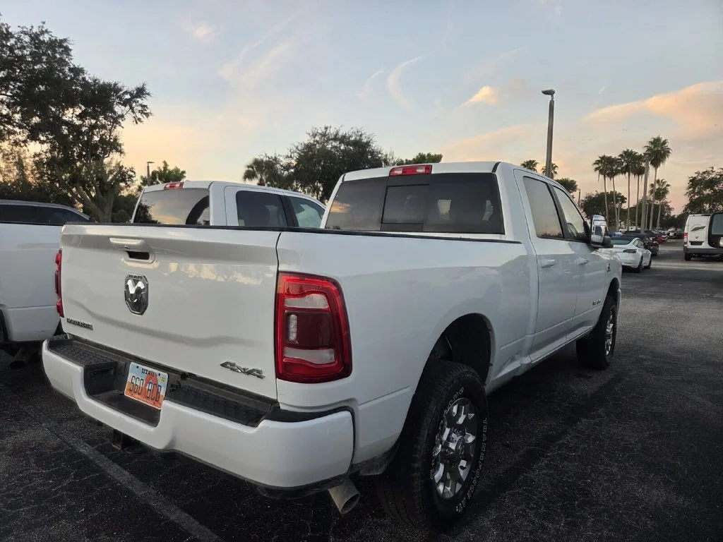 Used 2024 Bright White Clearcoat Ram Laramie image 5