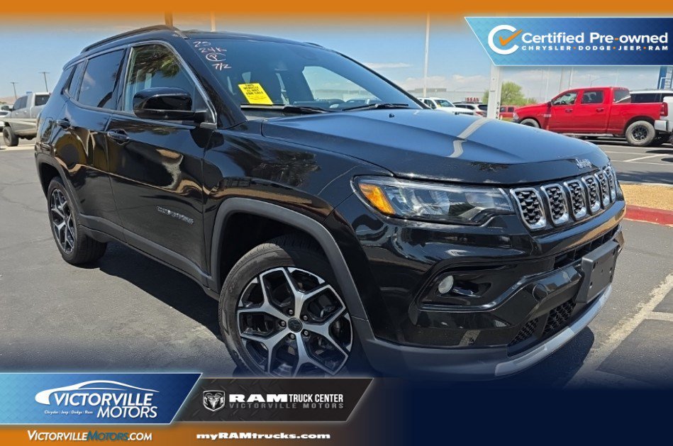 Certified Used 2025 Black Jeep Limited image 1