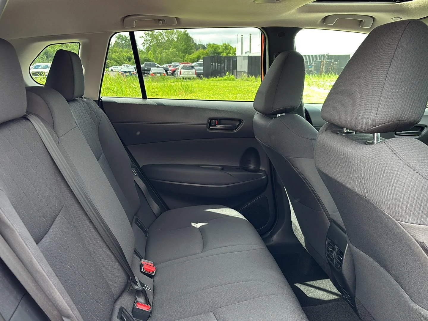 Used 2023 Barcelona Red Metallic Toyota LE image 37
