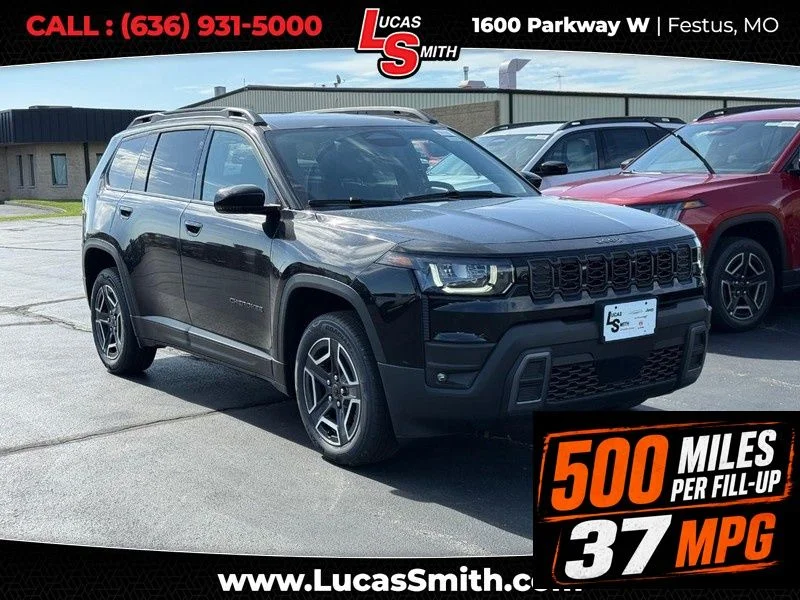 New 2026 Diamond Black Crystal Pearlcoat Jeep Limited image 1