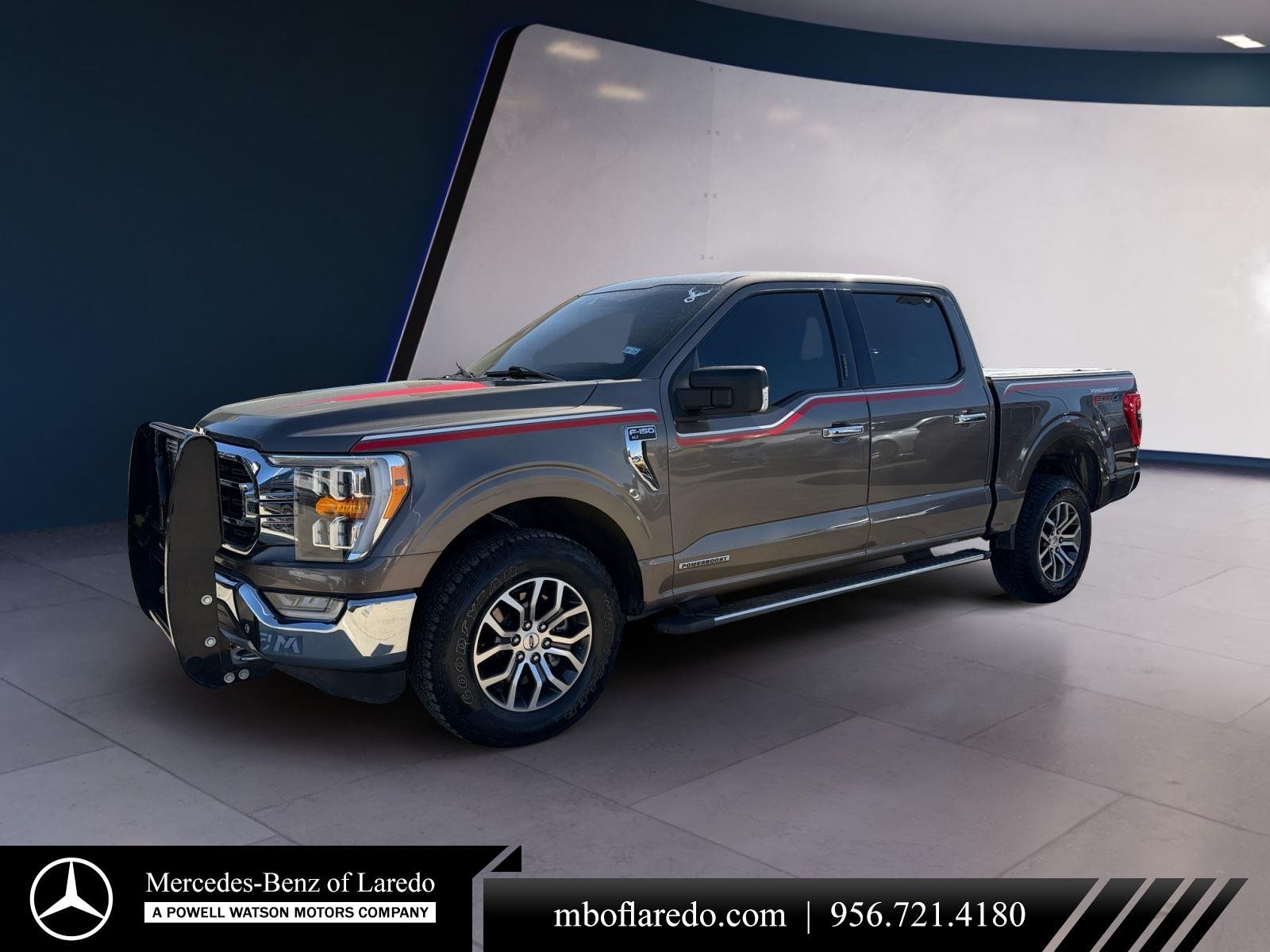 Used 2021 Stone Gray Metallic Ford XLT image 1
