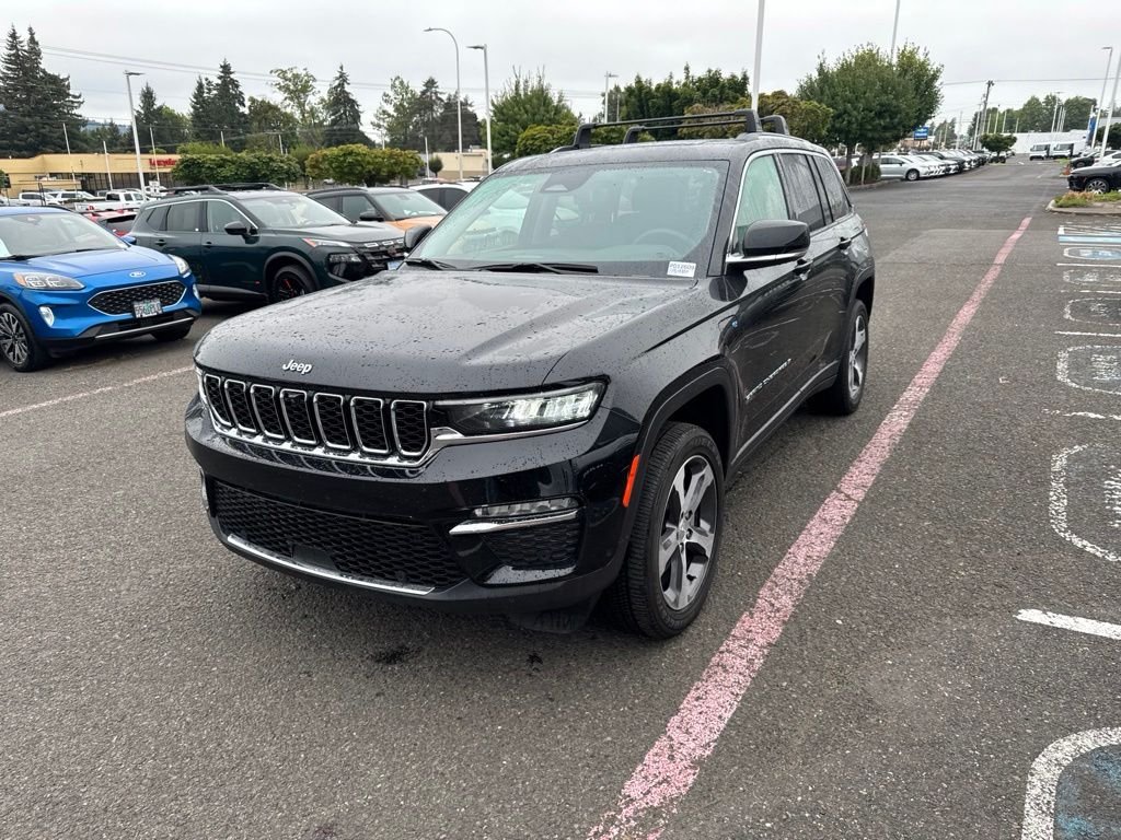 Used 2023 Diamond Black Crystal Pearlcoat Jeep 4xe image 3